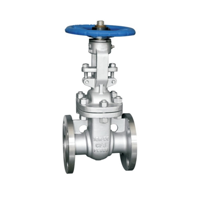 V&aacute;lvula de gaveta com flange padr&atilde;o JIS