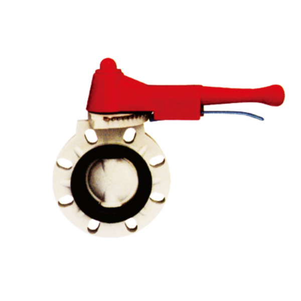 V&aacute;lvula de mariposa de pl&aacute;stico