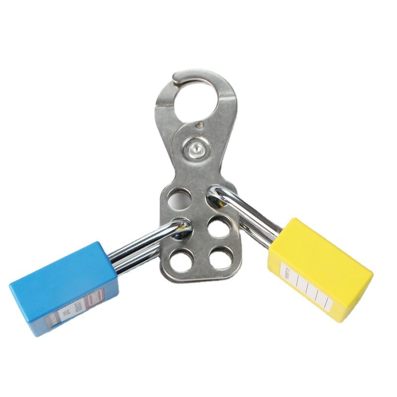 6 Holes Steel Lockout Hasps for Padlocks Device MRS MDK01G 