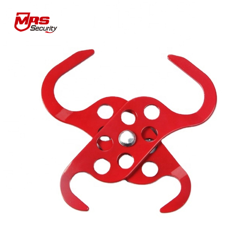 Steel&Nylon Material Lockout Hasp For 6 Padlocks