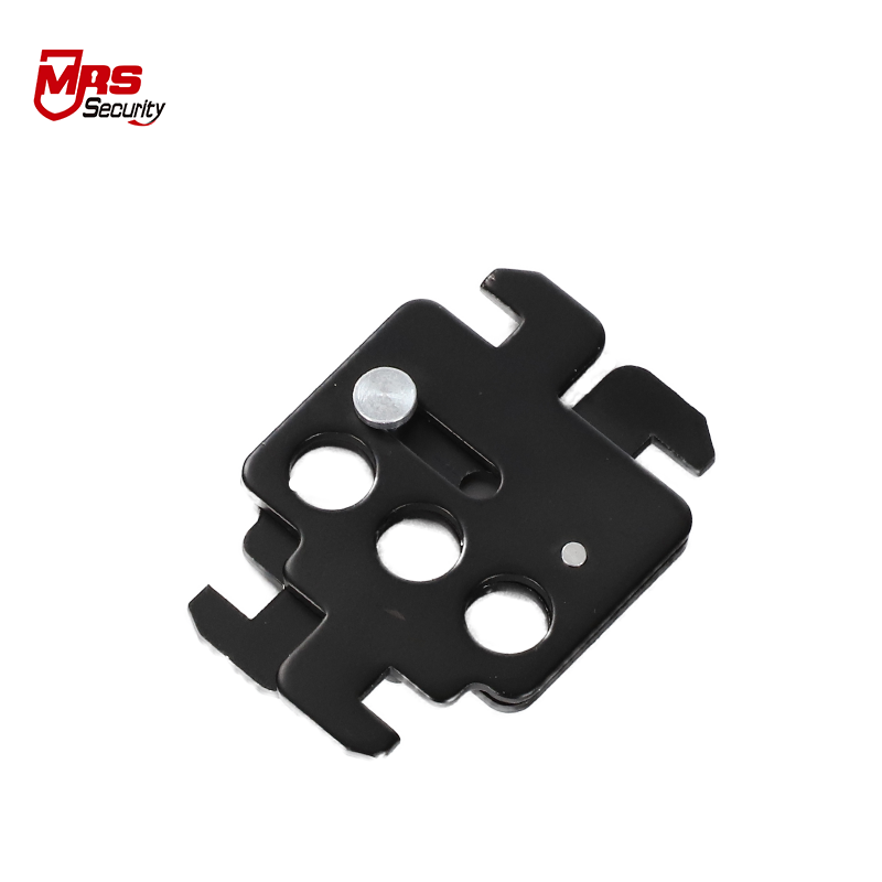 Easily installed mccb isolation circuit breaker lockout black double head lock hasp safety circuit breaker lockout